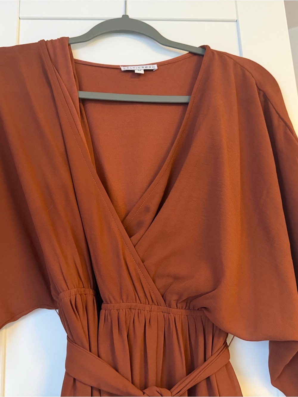 Baltic Born Kia Kimono Maxi Dress - Rust - Picture 4 of 4